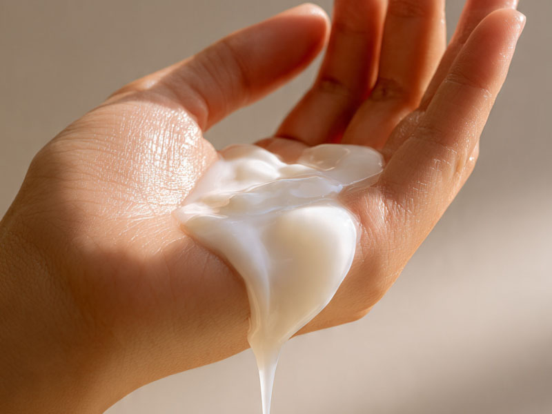 Tekstur Milky & Lightweight